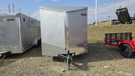 New Car Mate Enclosed Trailer / 7K GVWR / 7'x16'x78" / Ramp Door