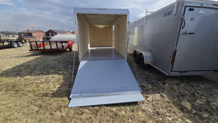 New Car Mate Enclosed Trailer / 7K GVWR / 7'x16'x78" / Ramp Door