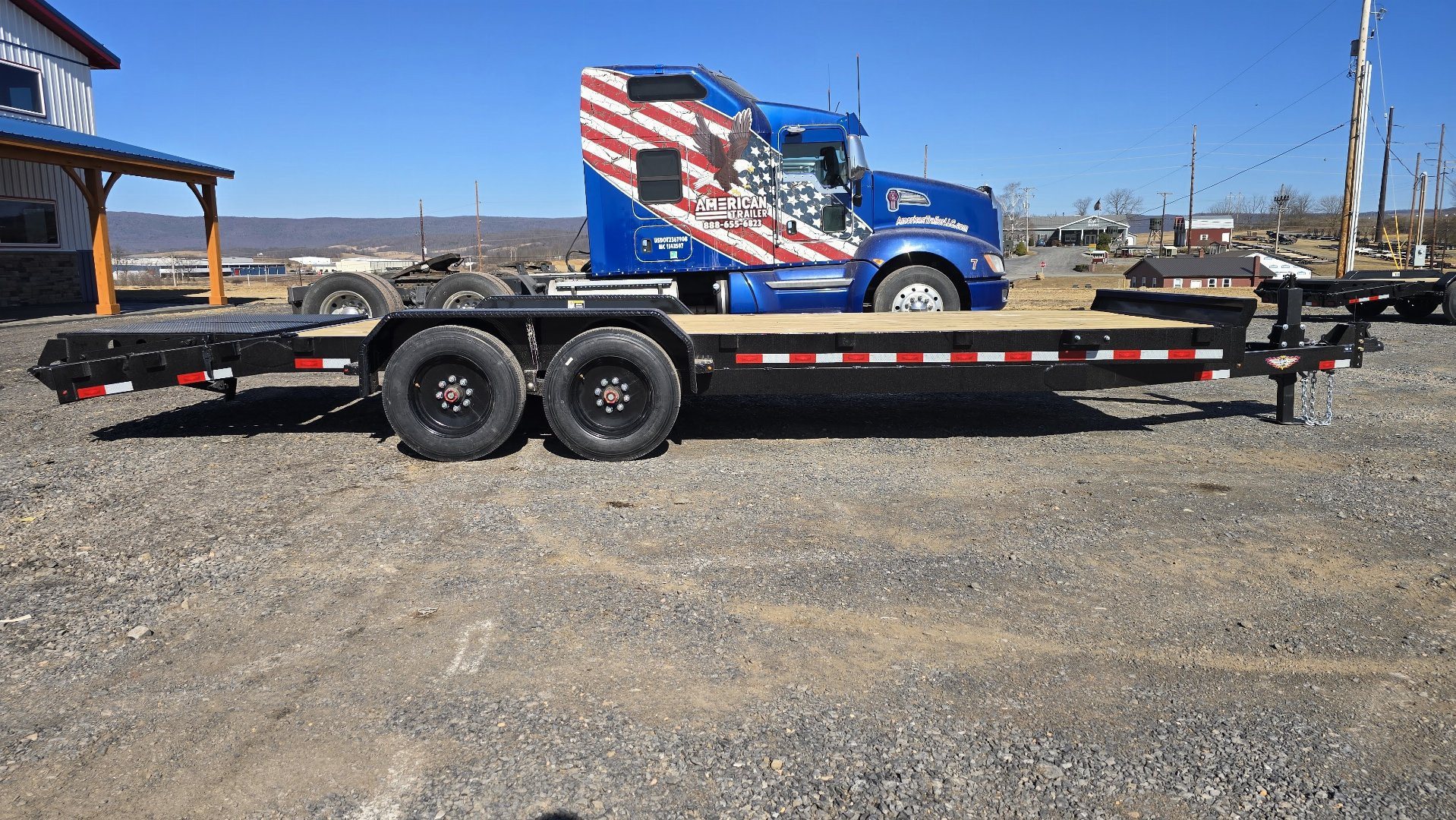 New H&H Deluxe Ramp Equip. Trailer / 16K GVWR / 82"x22'