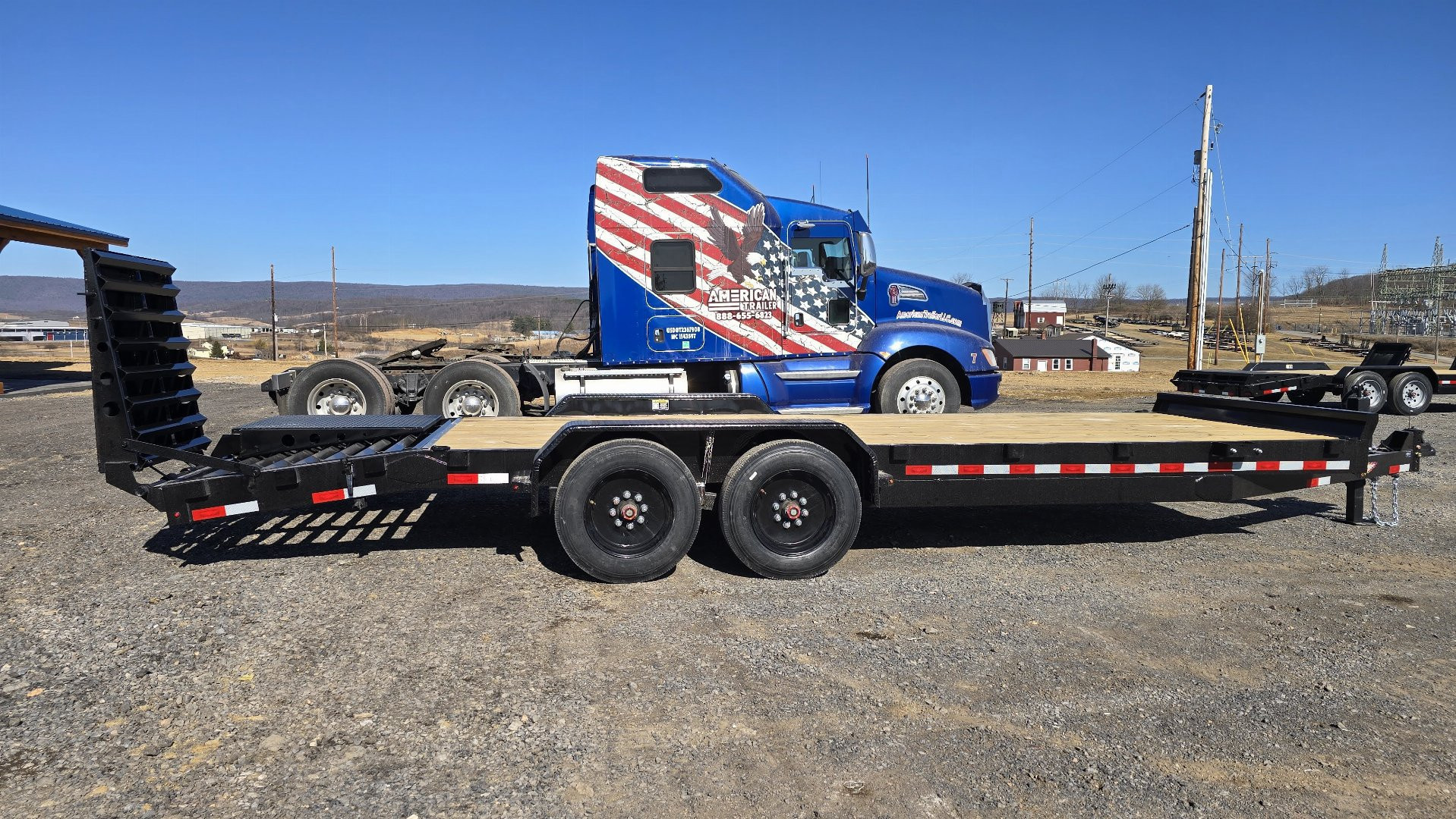 New H&H Deluxe Ramp Equip. Trailer / 16K GVWR / 82"x22'