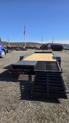 New H&H Deluxe Ramp Equip. Trailer / 16K GVWR / 82"x22'