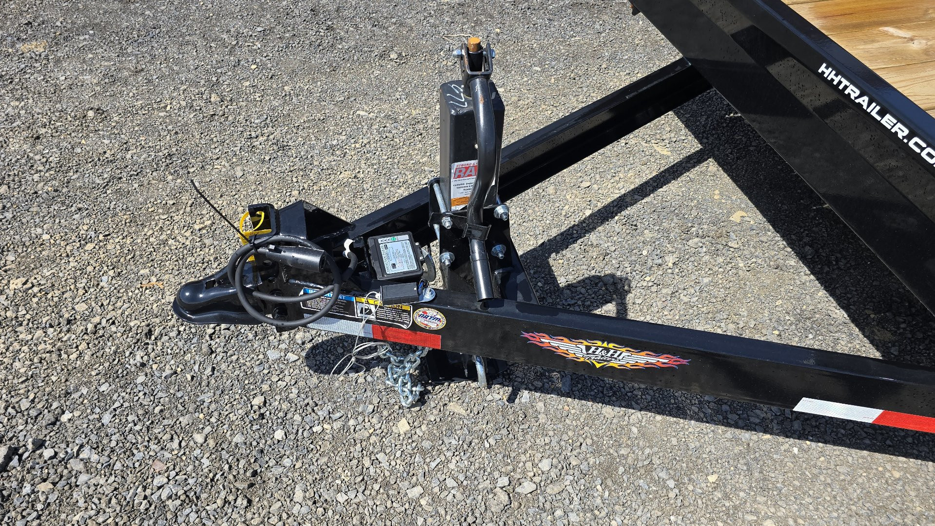 New H&H Deluxe Ramp Equip. Trailer / 14K GVWR / 82"x22' / Fold Over Ramps
