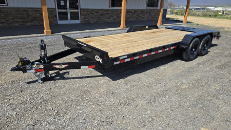 New H&H Deluxe Ramp Equip. Trailer / 14K GVWR / 82 x22' / Fold Over Ramps