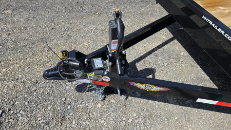 New H&H Deluxe Ramp Equip. Trailer / 14K GVWR / 82"x22' / Fold Over Ramps