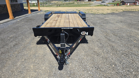 New H&H Deluxe Ramp Equip. Trailer / 14K GVWR / 82"x22' / Fold Over Ramps