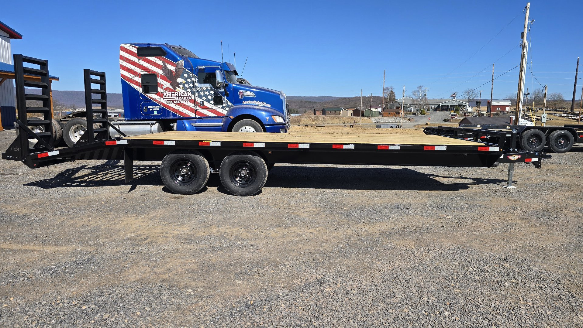 New H&H Bumper Pull Deckover Trailer / 9.9 GVWR / 102"x20' (16+4)