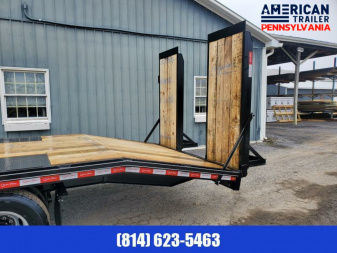 New Quality Trailers Pro Grade Pintle Deckover - 25' - 25K GVWR -Wood Filled Ramps