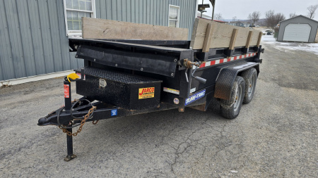 Used 2021 Sure-Trac Low Pro Dump Trailer / 60 x10' / 7K GVWR
