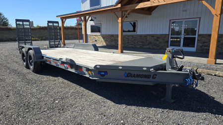 New Diamond C Equipment Trailer / 14.9K GVWR / 82 x20' /