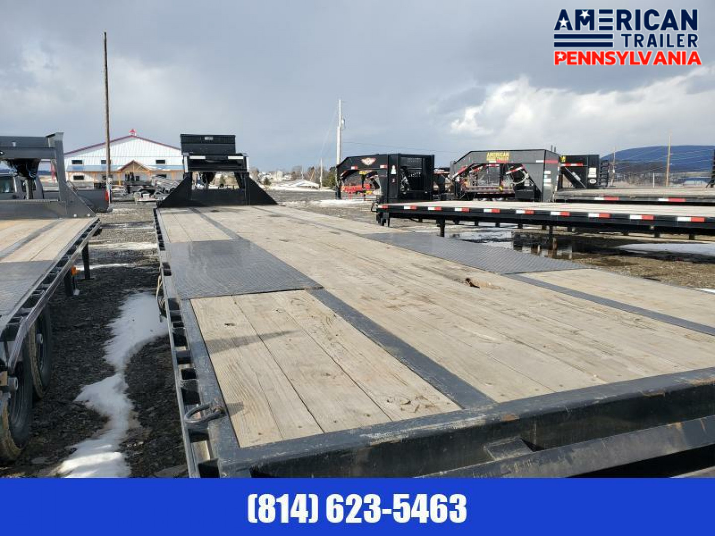 Used USED! Iron Bull Flatbed Trailer / 24K GVWR / 102"x40' / Rampage Ramps