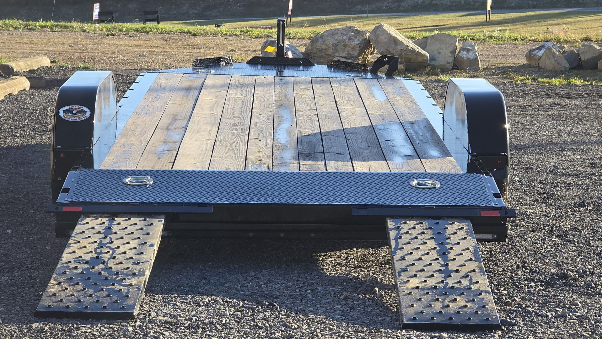 New 2024 Diamond C Car Trailer 9.8K GVWR / 83"x20' / Spare Tire Mount