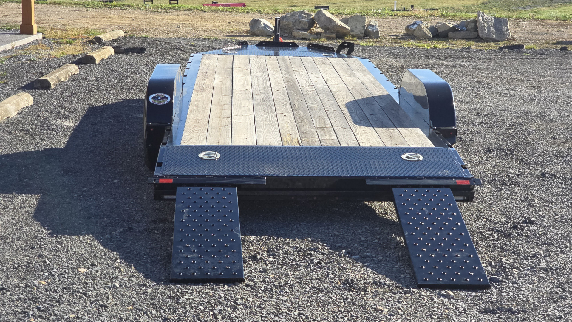 New 2024 Diamond C Car Trailer 9.8K GVWR / 83"x20' / Spare Tire Mount