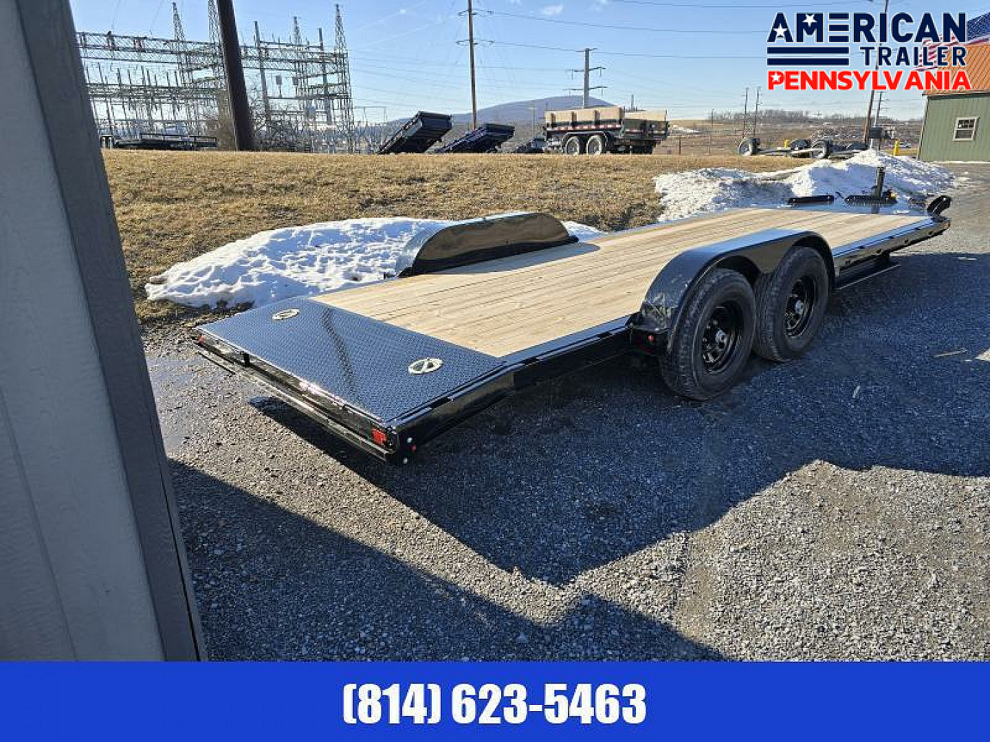 New Diamond C Car Trailer 9.8K GVWR / 83"x20' / Spare Tire Mount