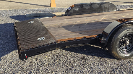 New 2024 Diamond C Car Trailer 9.8K GVWR / 83"x20' / Spare Tire Mount