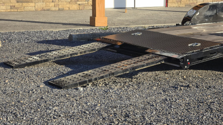 New 2024 Diamond C Car Trailer 9.8K GVWR / 83"x20' / Spare Tire Mount