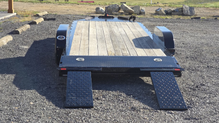 New 2024 Diamond C Car Trailer 9.8K GVWR / 83"x20' / Spare Tire Mount