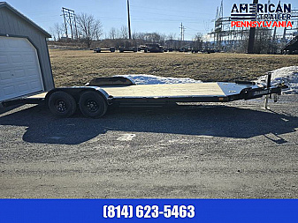 New Diamond C Car Trailer 9.8K GVWR / 83"x20' / Spare Tire Mount