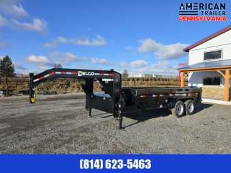 New Delco Telescopic Gooseneck Dump / 83 x16' / 16K GVWR / 24  Sides