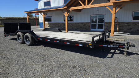 New Delco Car Hauler / 102 x24' / 14K GVWR / Drive Over Fenders