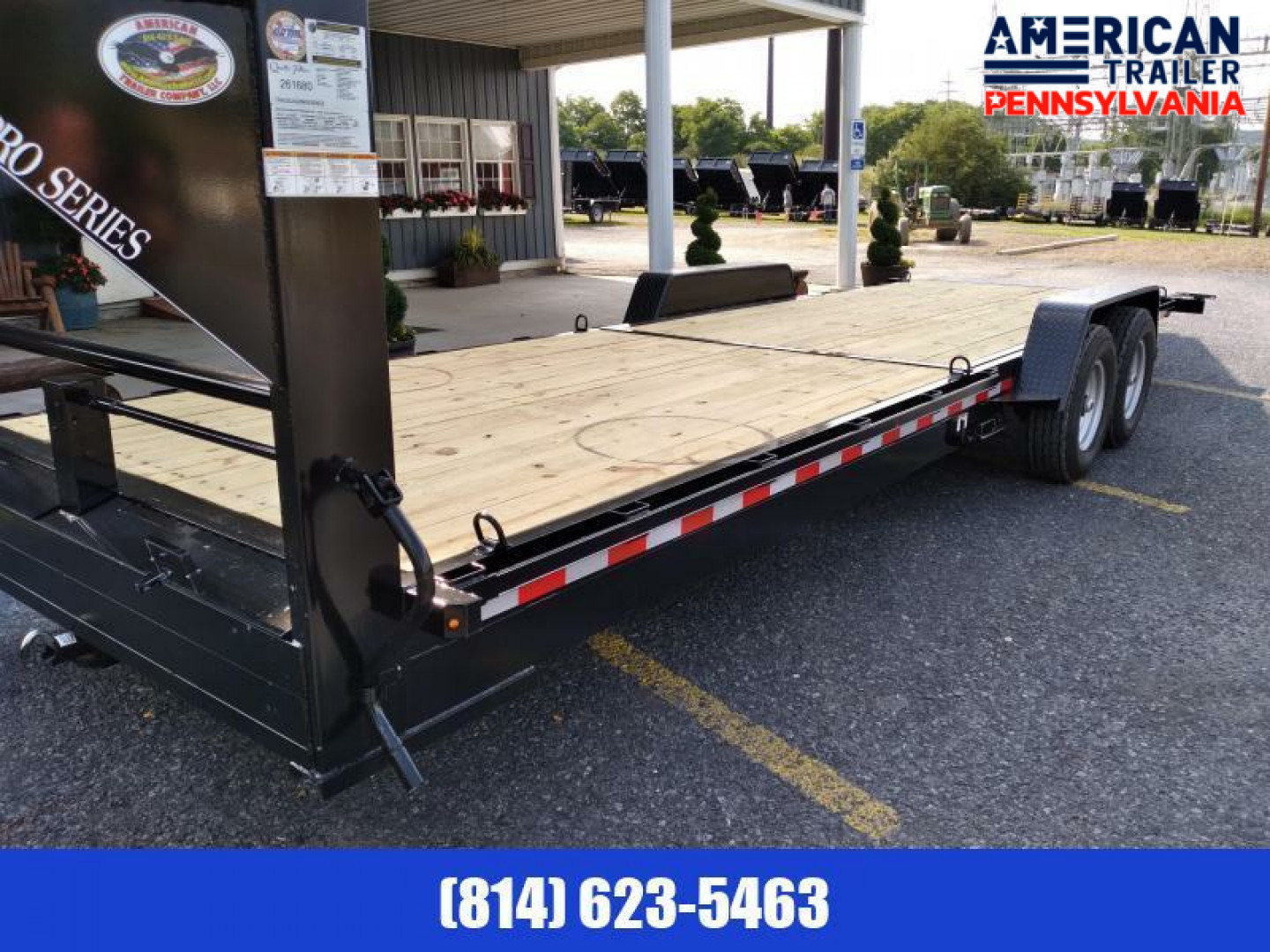 New Quality Trailers Pro Grade Gooseneck Split Tilt / 24' / 15,000 GVWR