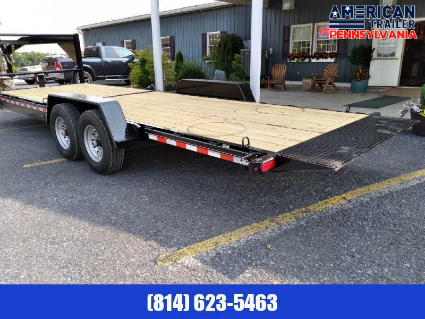 New Quality Trailers Pro Grade Gooseneck Split Tilt / 24' / 15,000 GVWR
