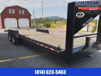 New Quality Trailers Pro Grade Gooseneck Split Tilt / 24' / 15,000 GVWR