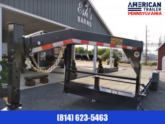 New Quality Trailers Pro Grade Gooseneck Split Tilt / 24' / 15,000 GVWR