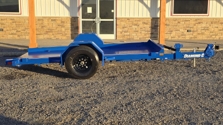 New 77 x12' Diamond C Tilt Deck / 7000 GVWR / Gravity Tilt