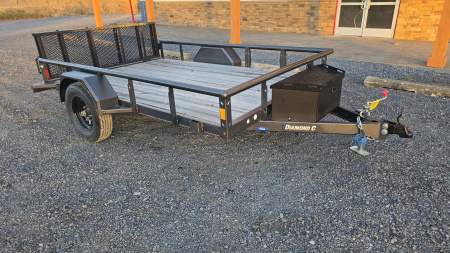 New 77"x10' Diamond C Premium Utility Trailer / 2990 GVWR