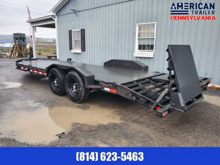 New 2024 Diamond C Equipment Trailer / 14.9K GVWR / 82"x22' /Max Ramps