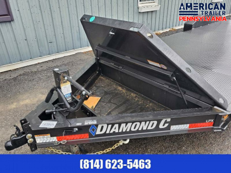 New 2024 Diamond C Equipment Trailer / 14.9K GVWR / 82"x22' /Max Ramps