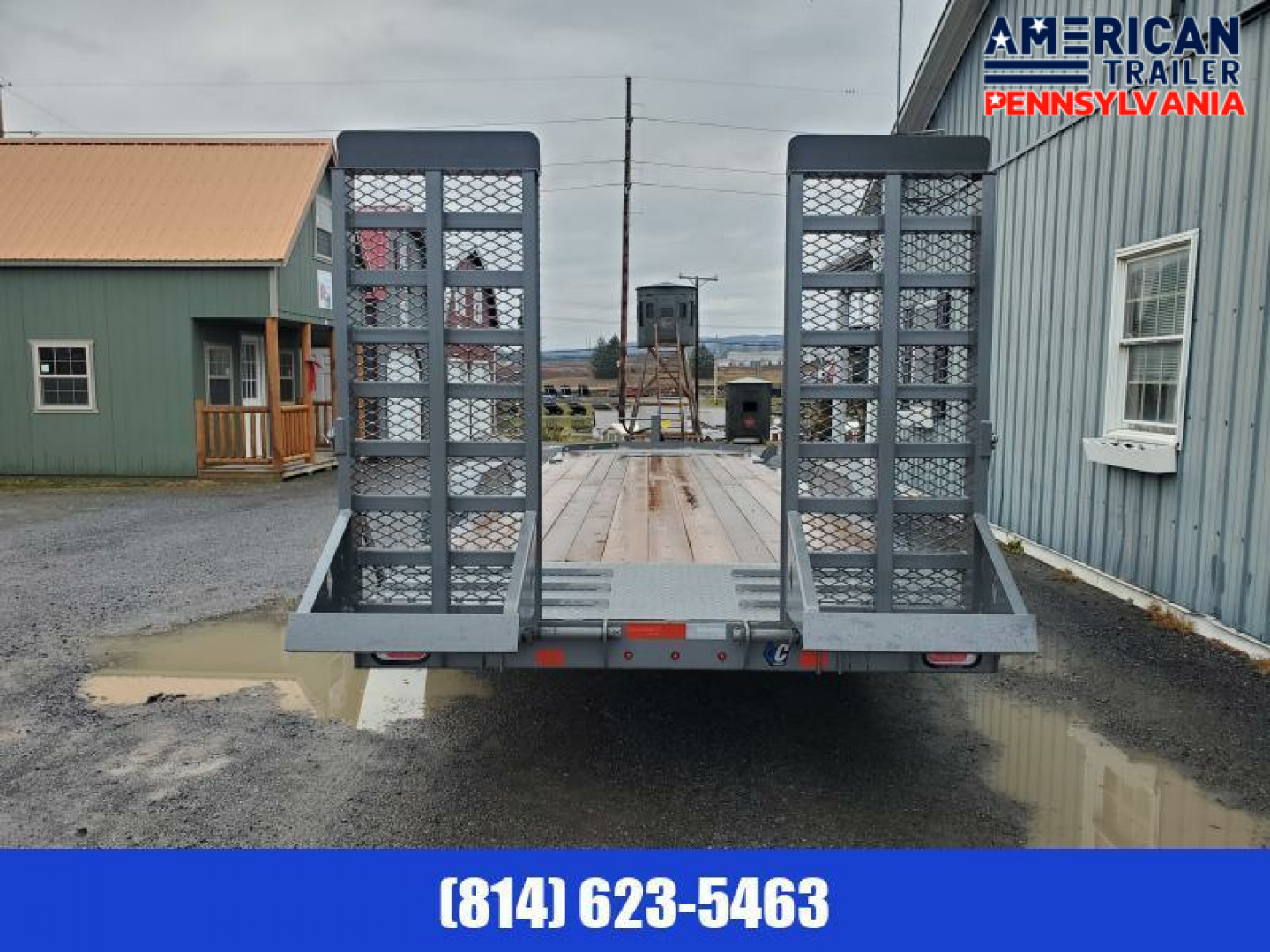 New Diamond C Equipment Trailer / 20K GVWR / 82"x24' /HD Ramps