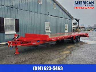 New Diamond C Trailers Deckover / 14.9K GVWR / 102 x24'