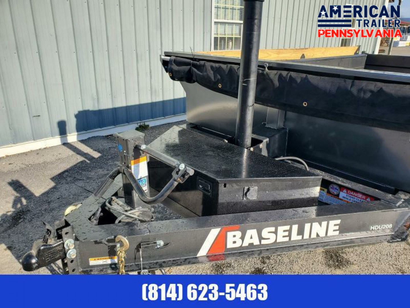 New Baseline Low Pro Dump Trailer / 16K GVWR / 82"x14' / Tarp Kit