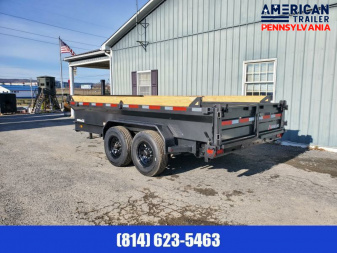 New Baseline Low Pro Dump Trailer / 16K GVWR / 82"x14' / Tarp Kit