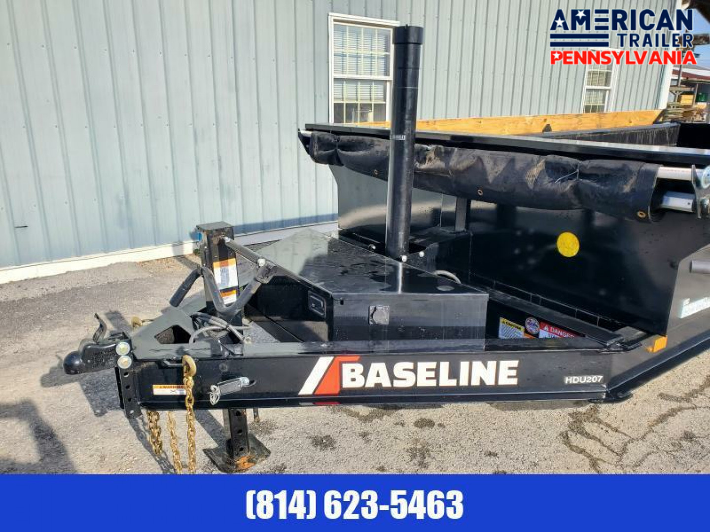 New Baseline Low Pro Dump Trailer / 16K GVWR / 82"x14' / Tarp Kit