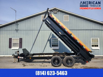 New Baseline Low Pro Dump Trailer / 16K GVWR / 82"x14' / Tarp Kit