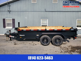 New Baseline Low Pro Dump Trailer / 16K GVWR / 82"x14' / Tarp Kit