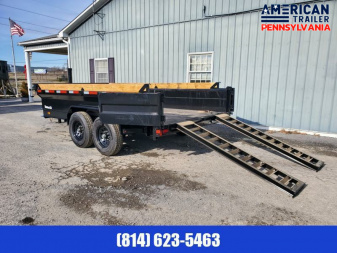 New Baseline Low Pro Dump Trailer / 16K GVWR / 82"x14' / Tarp Kit