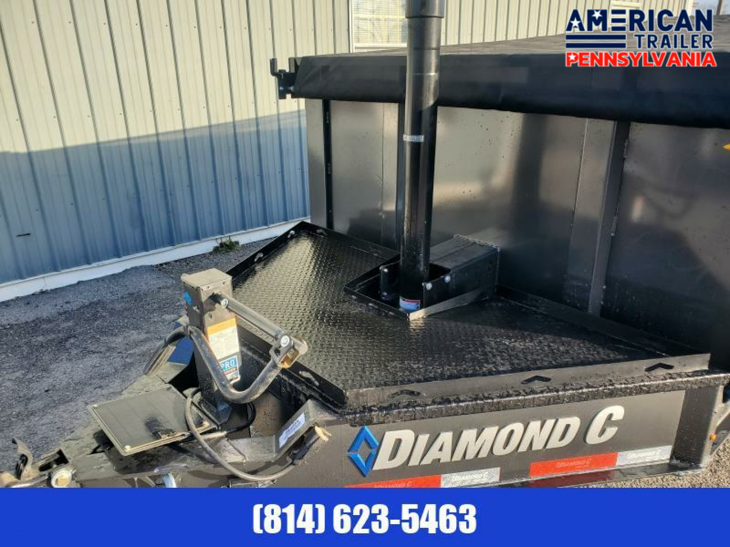 New Diamond C Telescopic Dump Trailer / 82"x14' / 14.9K GVWR