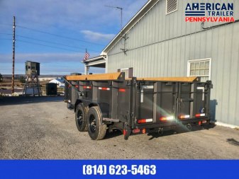 New Diamond C Telescopic Dump Trailer / 82"x14' / 14.9K GVWR