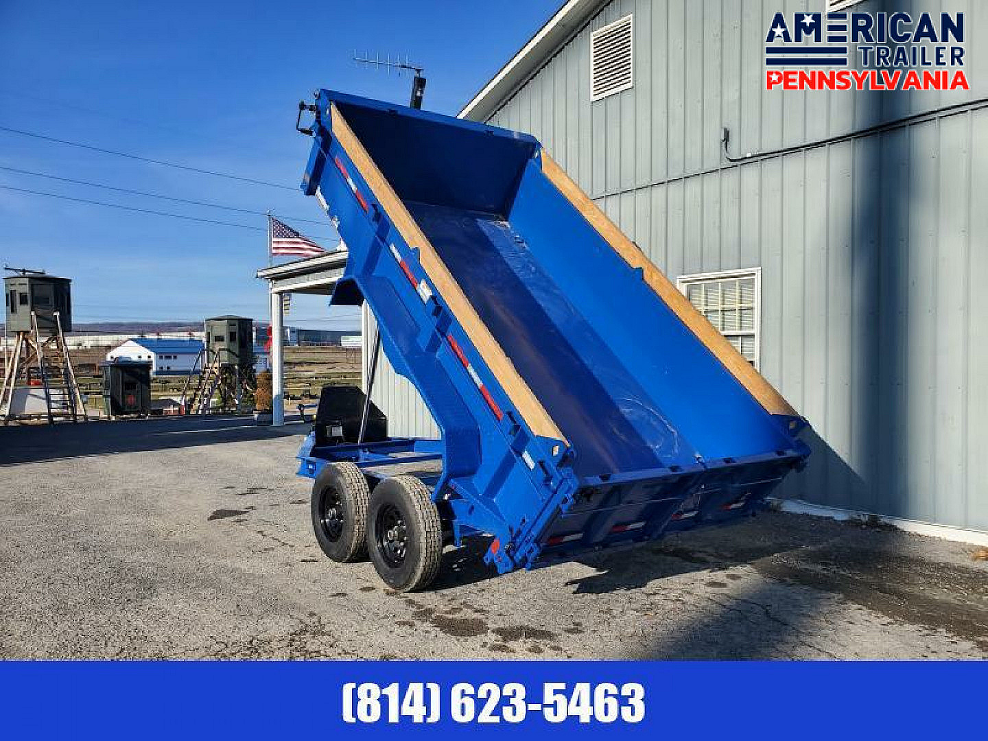 New Diamond C Trailers Dump Trailer /9.8K GVWR / 77"x12' / Tarp Kit