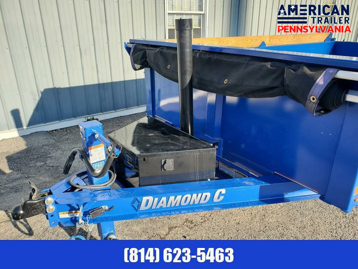 New Diamond C Trailers Dump Trailer /9.8K GVWR / 77"x12' / Tarp Kit
