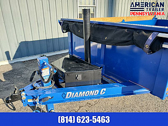 New Diamond C Trailers Dump Trailer /9.8K GVWR / 77"x12' / Tarp Kit