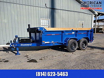 New Diamond C Trailers Dump Trailer /9.8K GVWR / 77"x12' / Tarp Kit