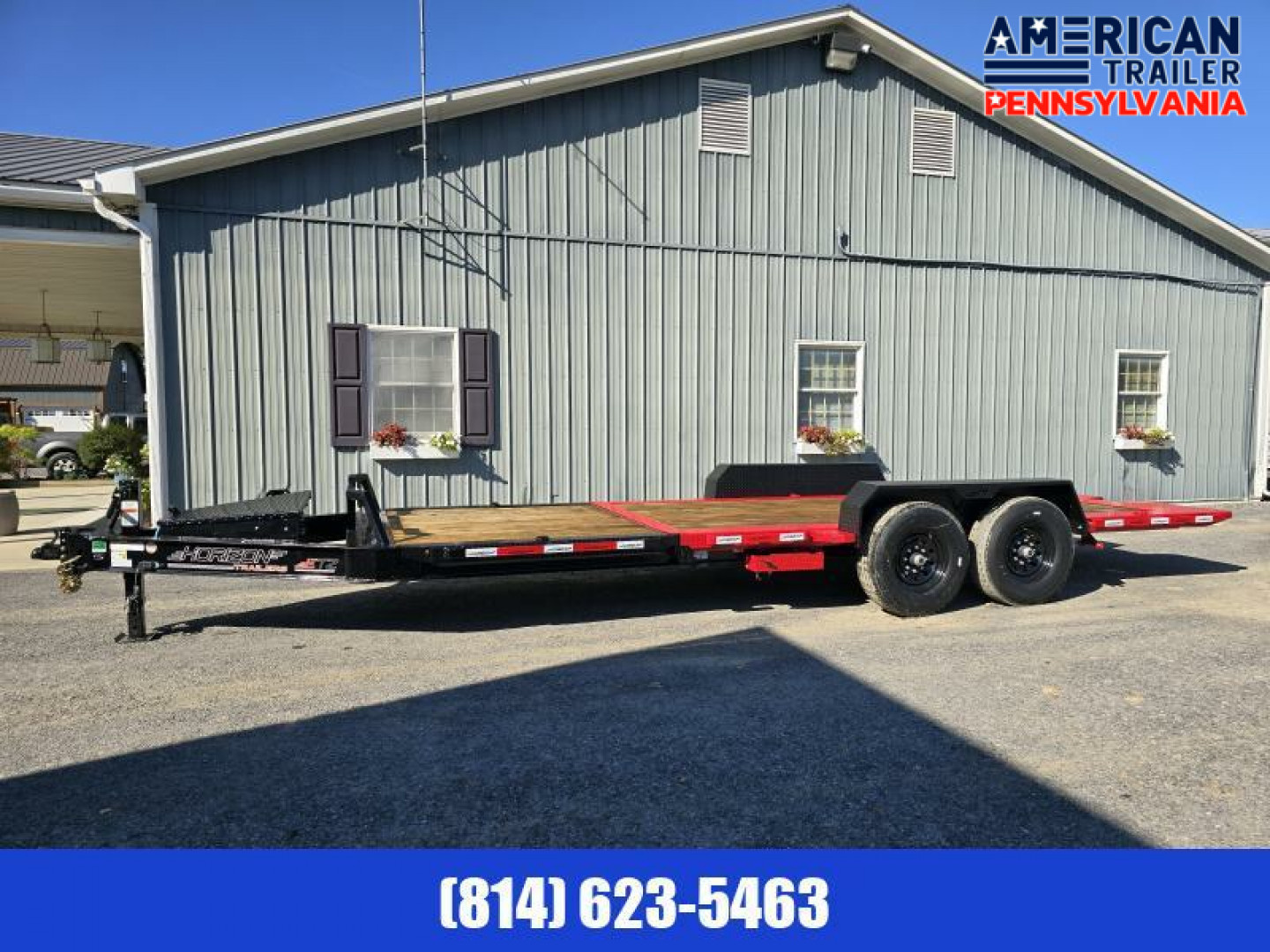 New Horizon Tilt Deck Equipment Trailer / 83"x22' / 15.2K GVWR