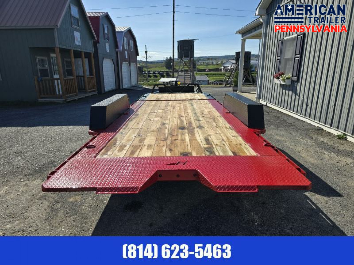 New Horizon Tilt Deck Equipment Trailer / 83"x22' / 15.2K GVWR