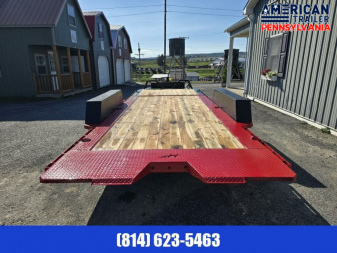 New Horizon Tilt Deck Equipment Trailer / 83"x22' / 15.2K GVWR