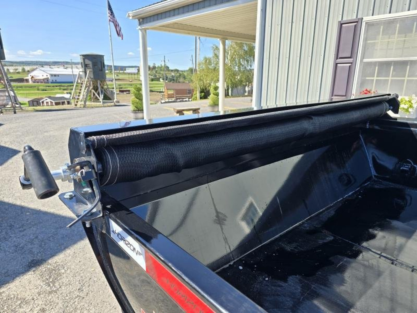 New Horizon Dump Trailer / 80"x12' / 14K GVWR / Ramps / Tarp Kit