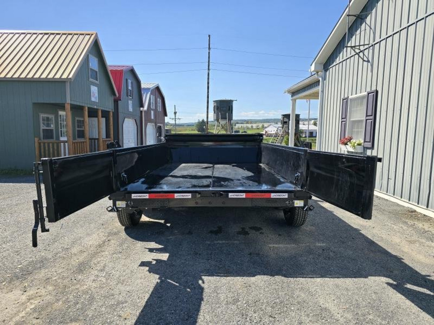 New Horizon Dump Trailer / 80"x12' / 14K GVWR / Ramps / Tarp Kit